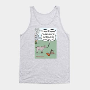 Goat yoga Tank Top